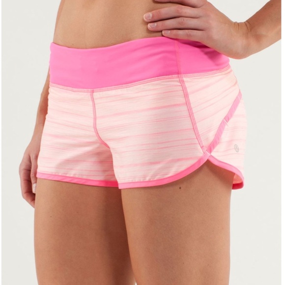 Lululemon Speed Shorts Parfait Pink / Pinkelicious Pink size 4